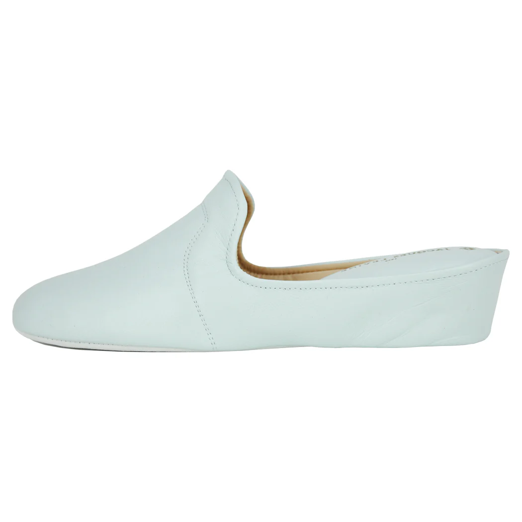 1018 Leather Wedge Slipper - Image 4