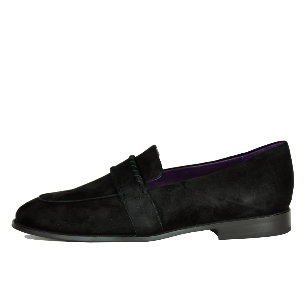 Abbra Suede Stich Closed Moc - Image 4