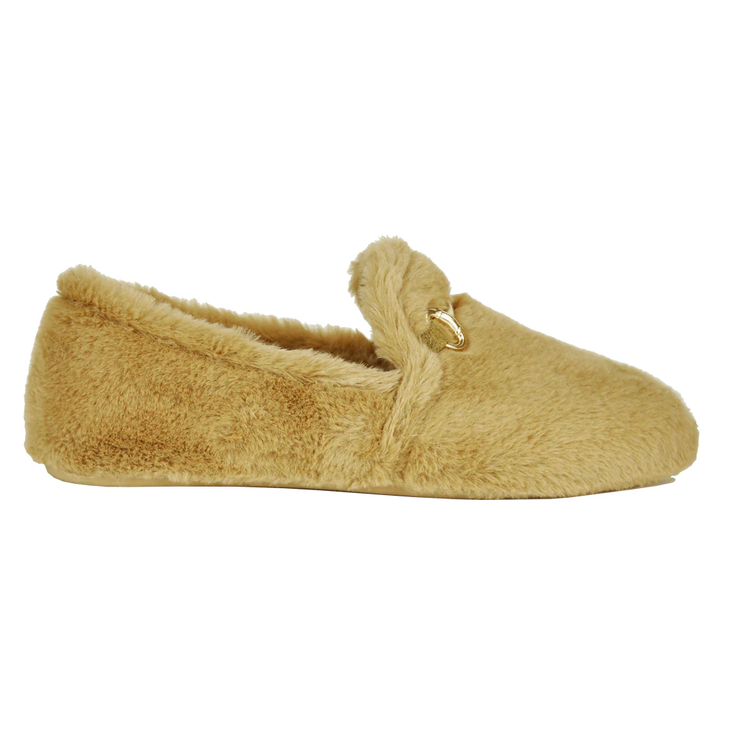 Alyson Fur Bit Closed Slipper - Image 2