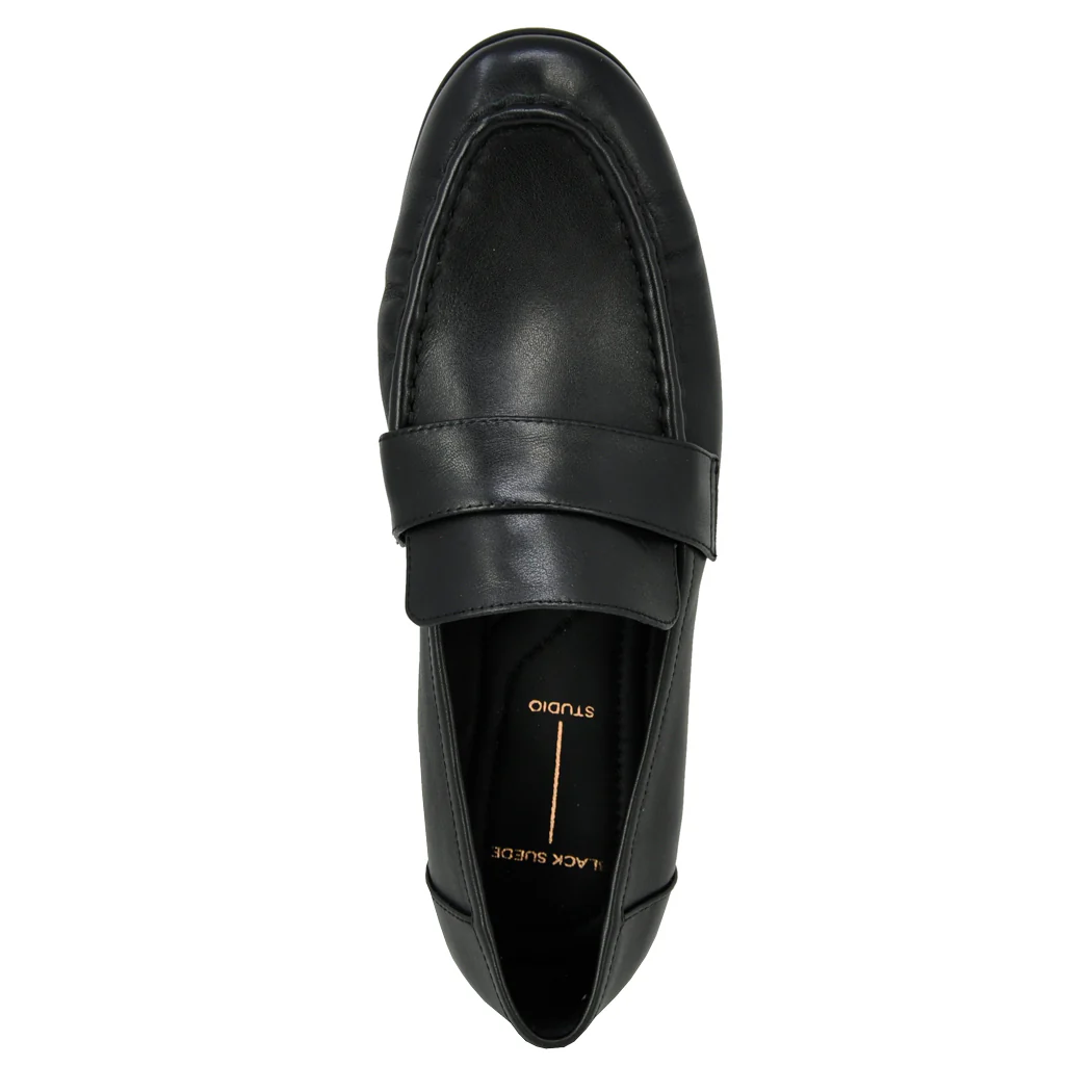 Arrow Leather Flat Loafer - Image 3