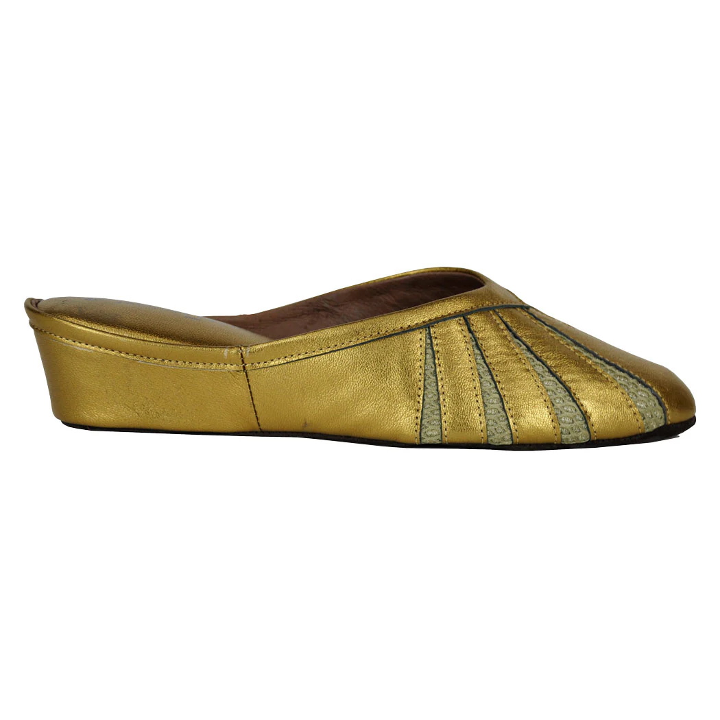Babs Leather & Mesh Slipper - Image 2