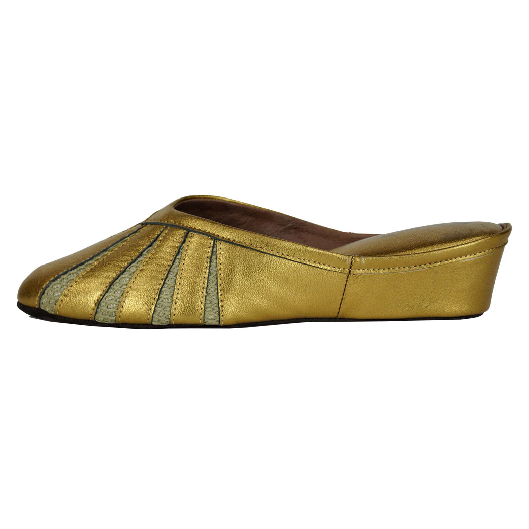 Babs Leather & Mesh Slipper - Image 4