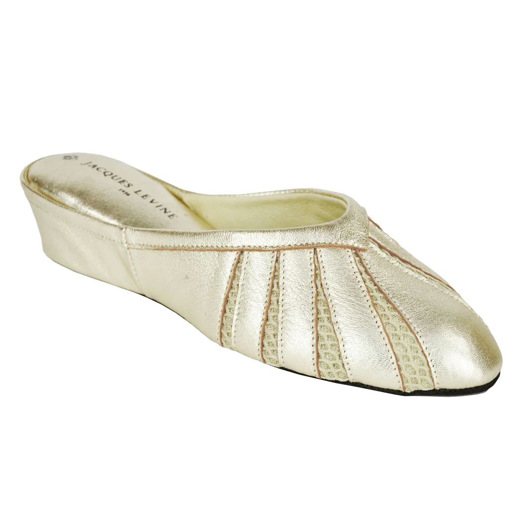 Babs Leather & Mesh Slipper