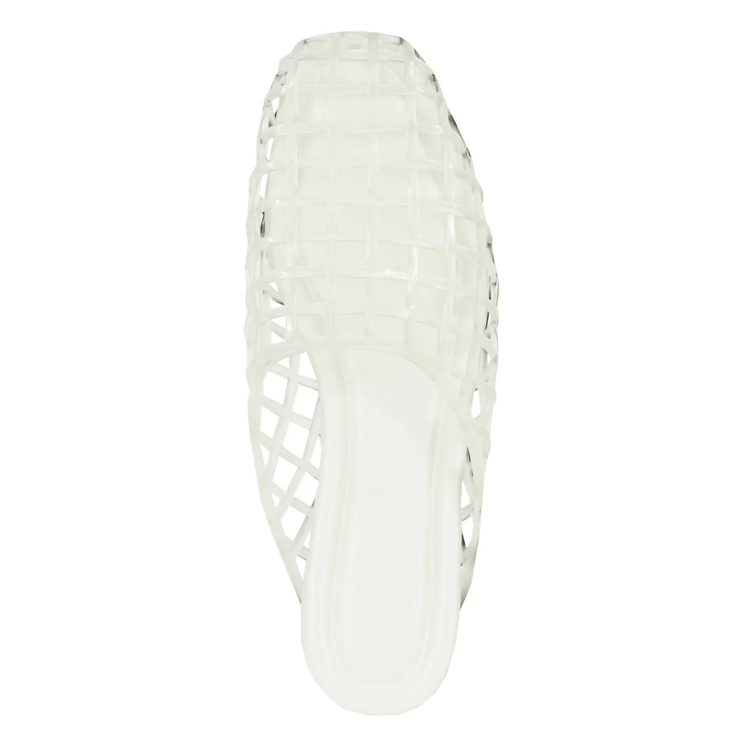 Barcelona Flat Closed Jelly Mule - Image 3