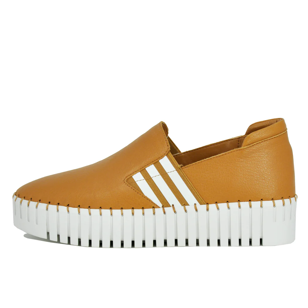 Becca Leather Platform Slip On - Image 4