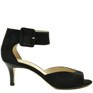 Berlin Suede Kitten Heel Sandal - Image 2