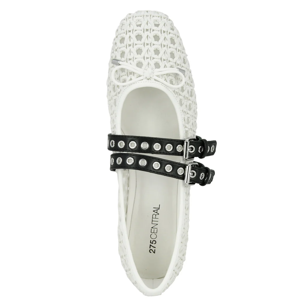 Casey Woven Strap Ballet - Image 4