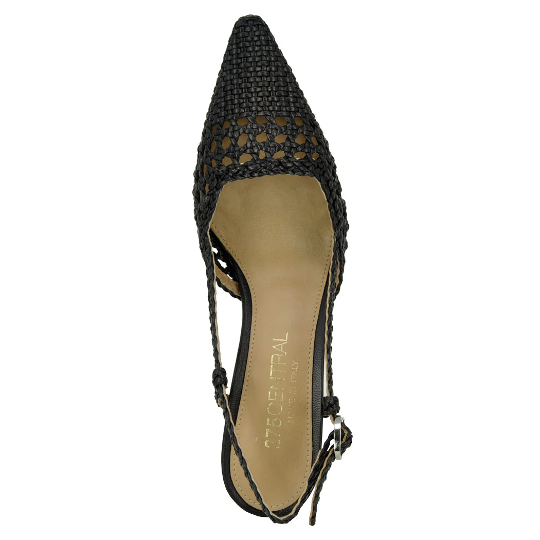 Chloe Woven Slingback Heel - Image 3