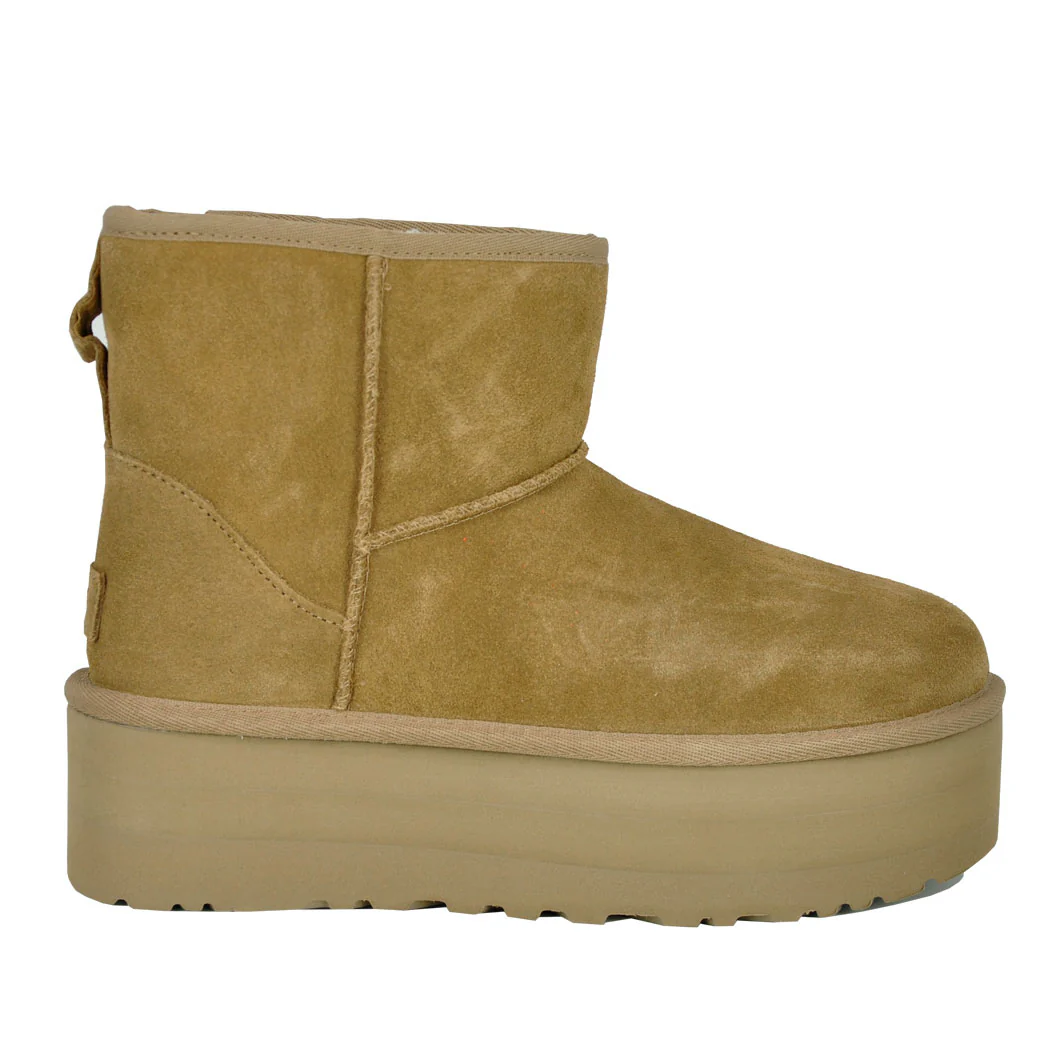 Classic Mini Platform Suede Platform Bootie - Image 2