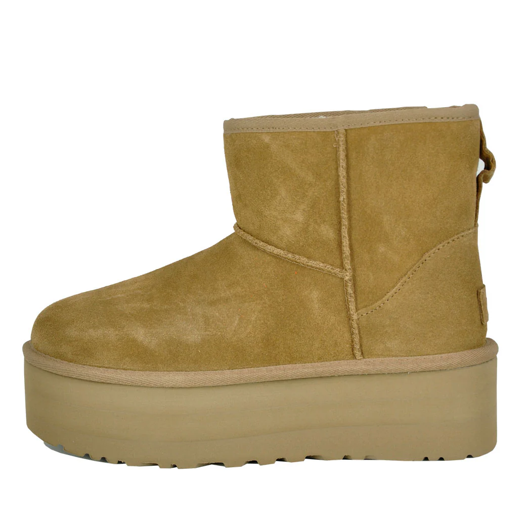 Classic Mini Platform Suede Platform Bootie - Image 4