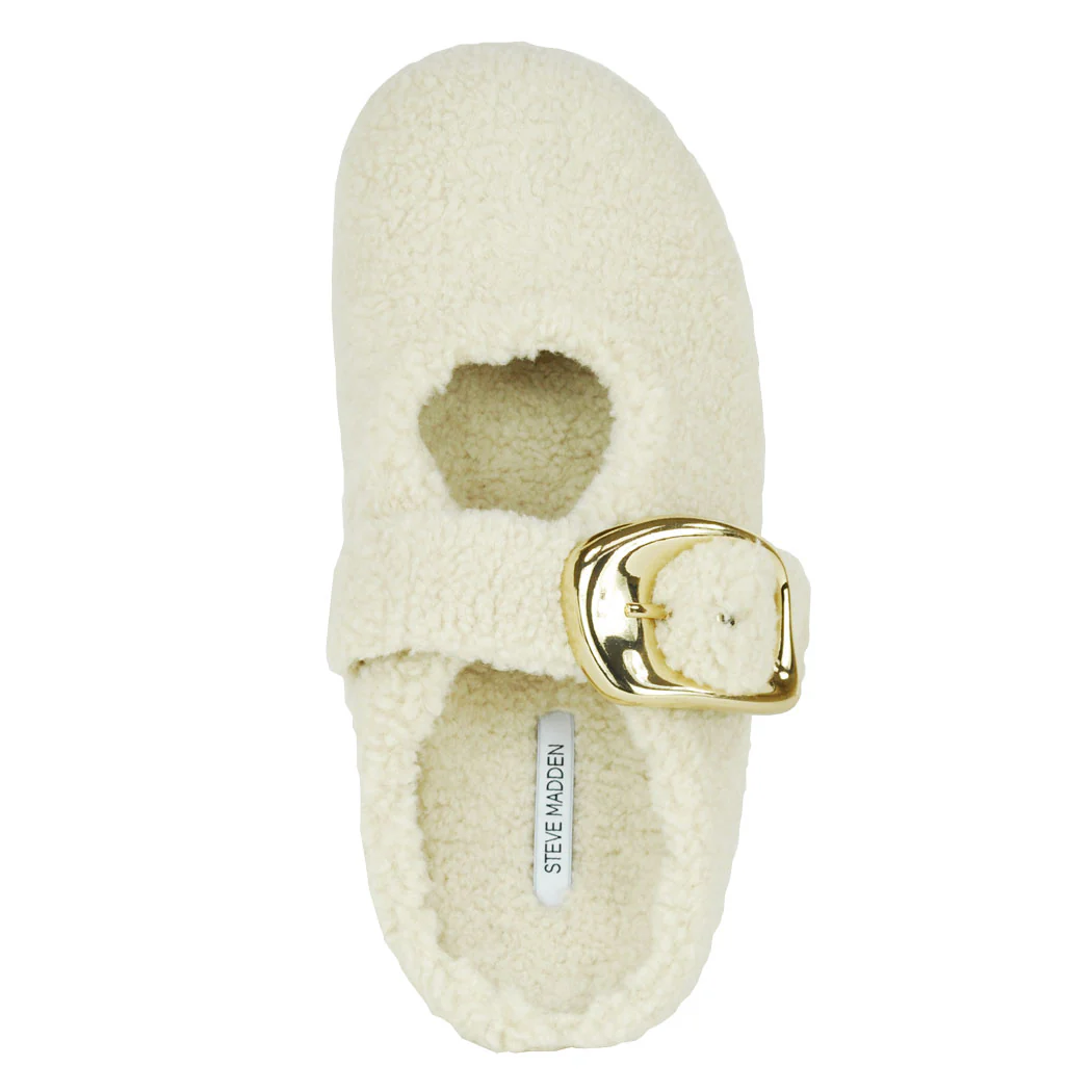 Cloudy-Fur Fur Strap Flat - Image 3