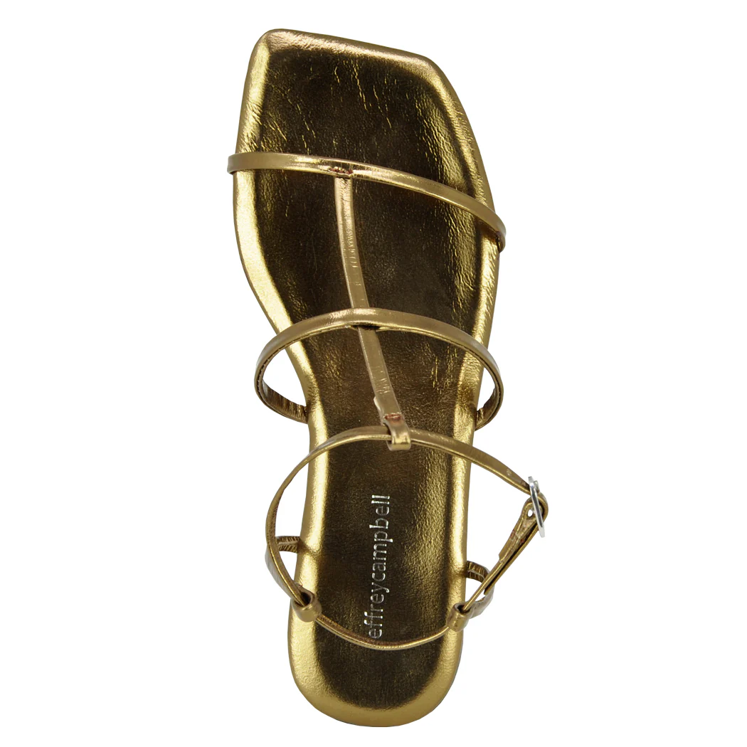 Corinth Leather Flat Strappy Sandal - Image 3