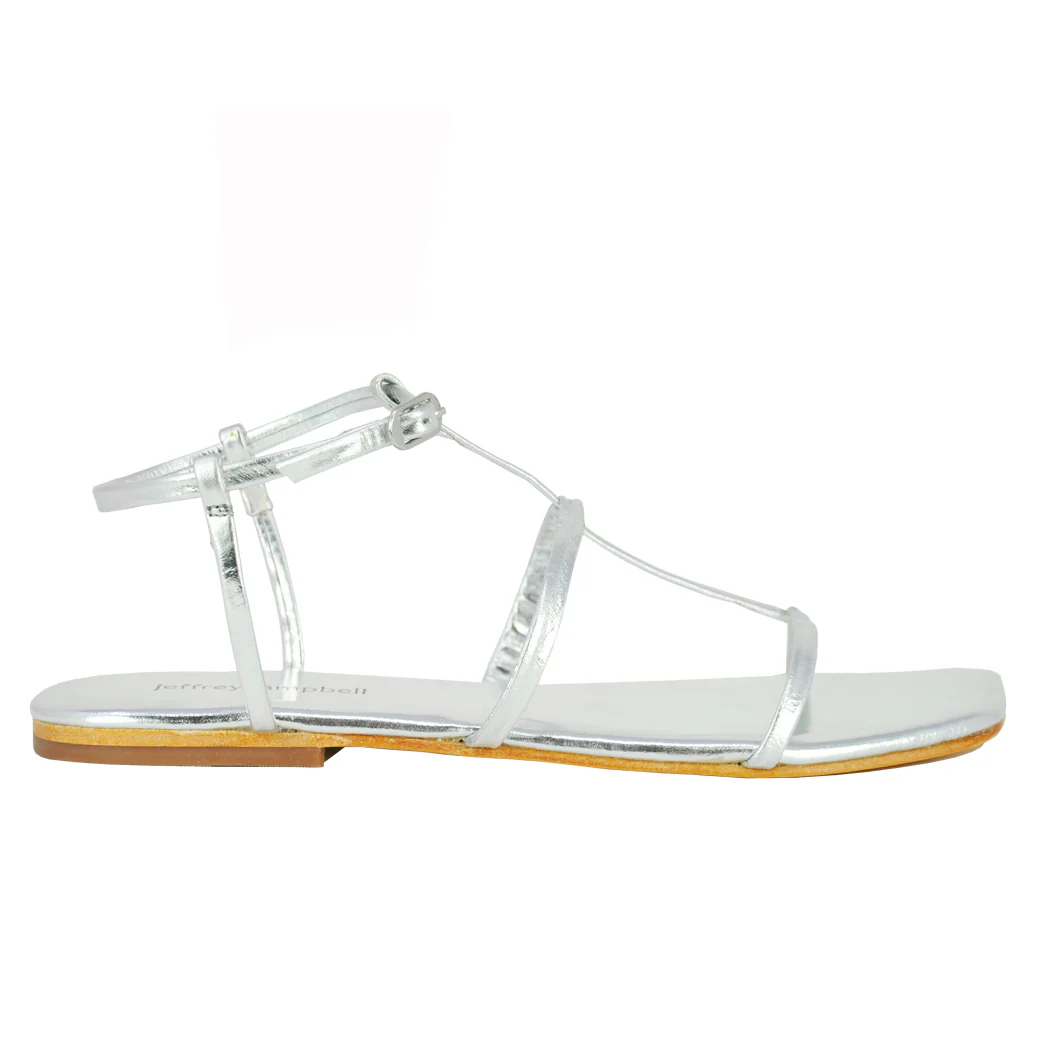 Corinth Leather Flat Strappy Sandal - Image 2