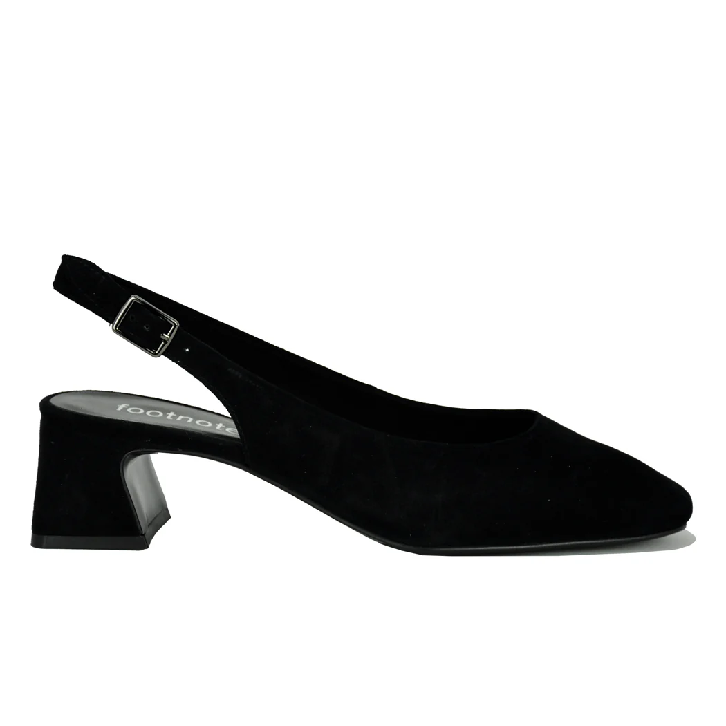 Darsy Suede Heel Slingback - Image 2