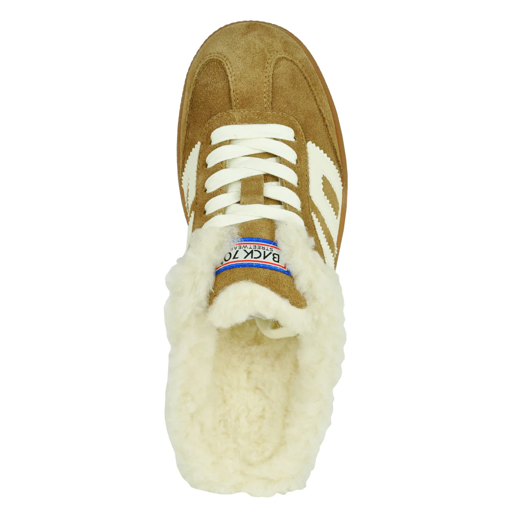 Easter-F1210 Fur Suede Sneaker Mule - Image 3