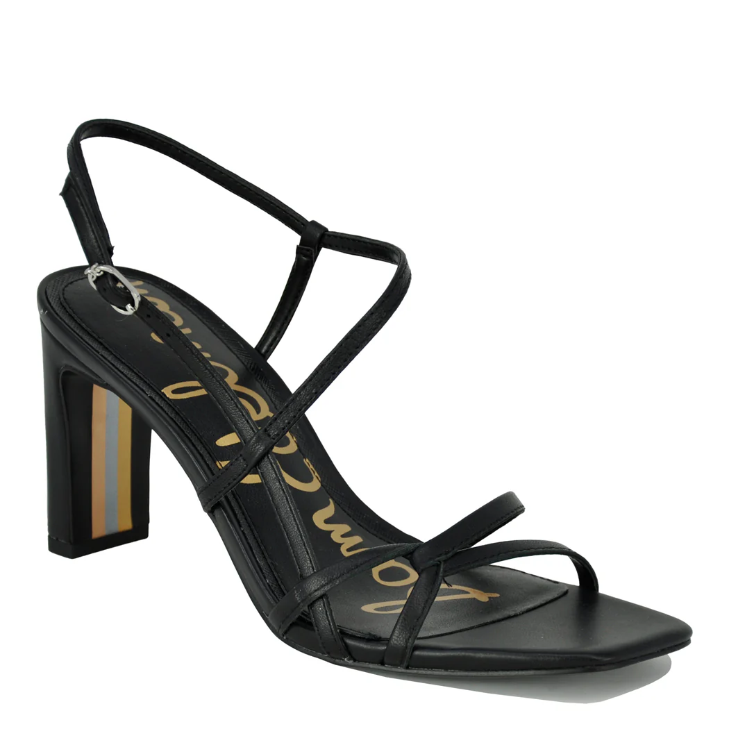 Emmie Leather Strappy Heel Sandal