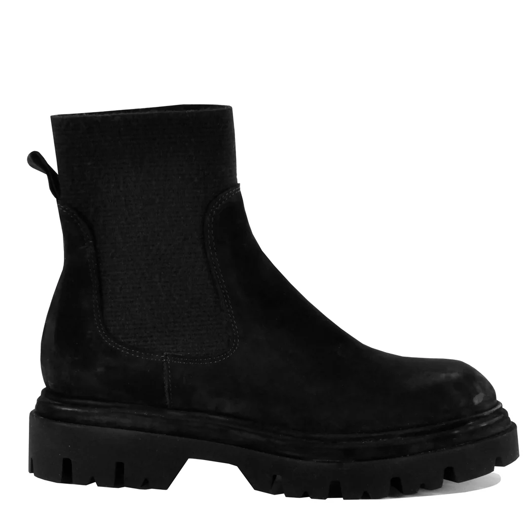 Felicity Suede Flat Bootie - Image 2