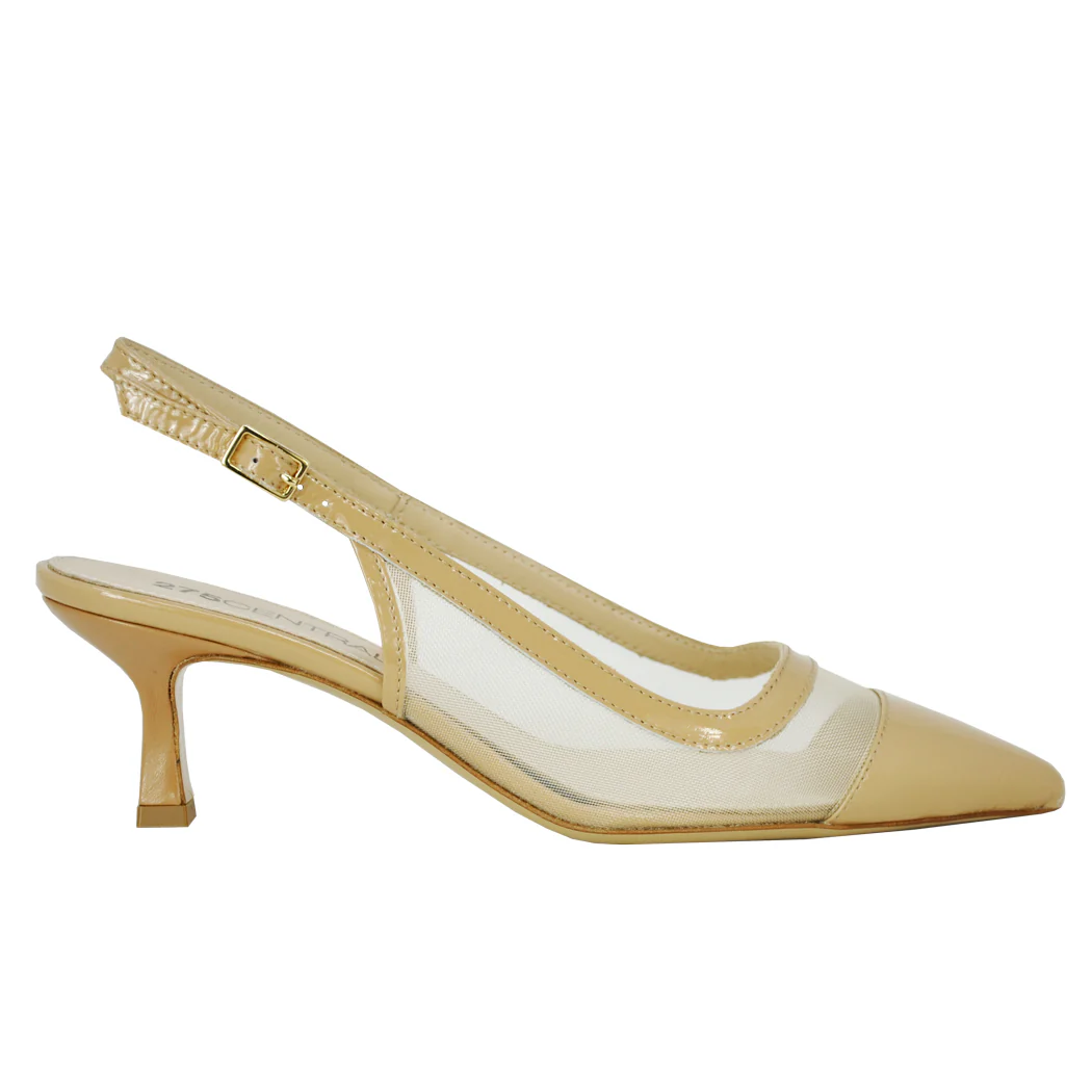 Fiamma Patent Mesh Heel Slingback - Image 2