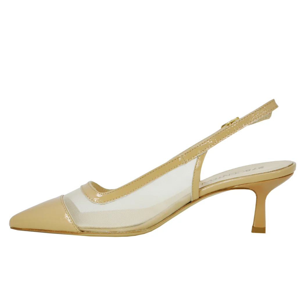 Fiamma Patent Mesh Heel Slingback - Image 4