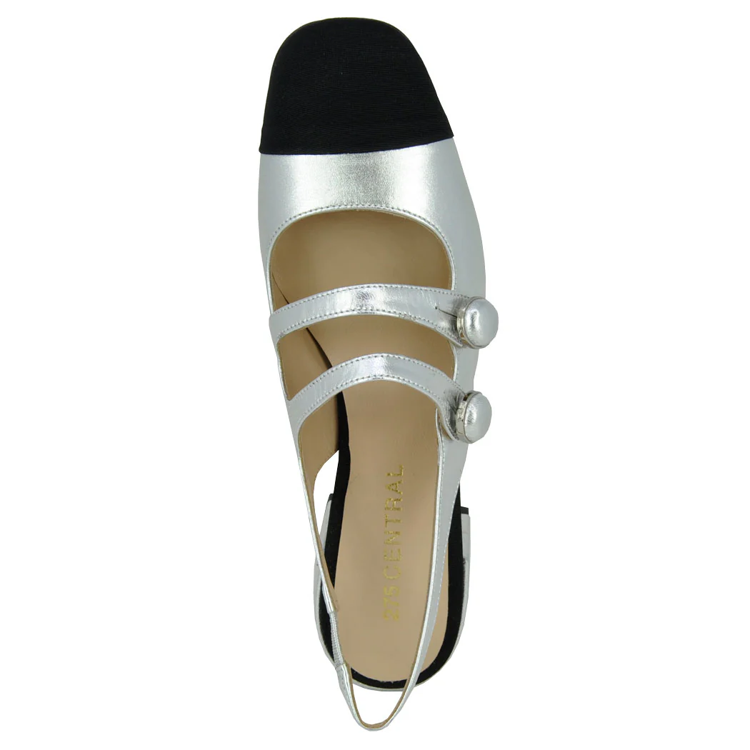 Finn Leather Cap Toe Slingback - Image 3