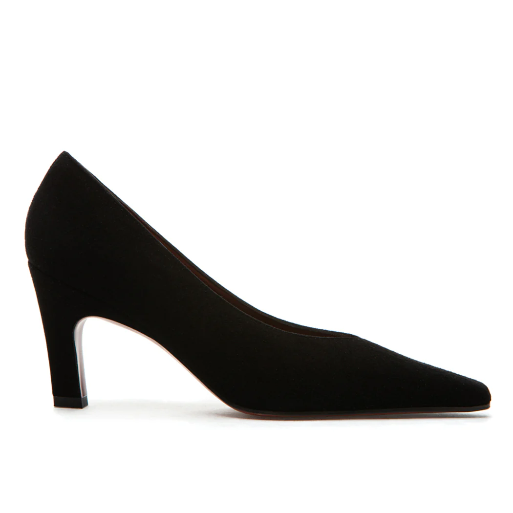 Flora Suede Heel Pump - Image 2