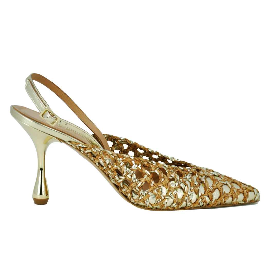 Force Woven Leather Heel Sling - Image 2