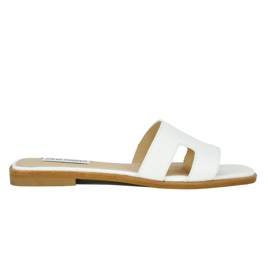 Hadyn Leather Flat Slide - Image 2