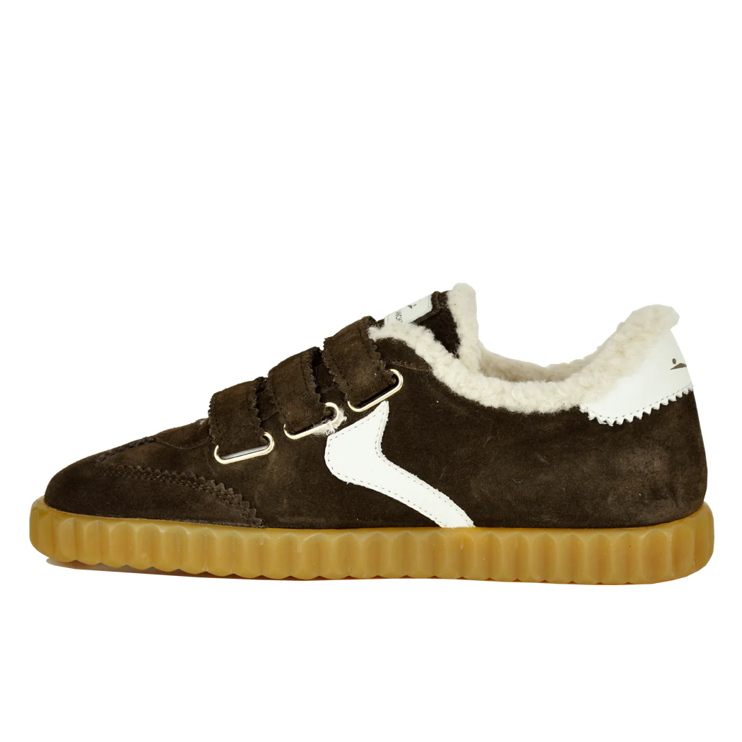 InesFringe-OD01 Suede Velcro Sneaker - Image 4