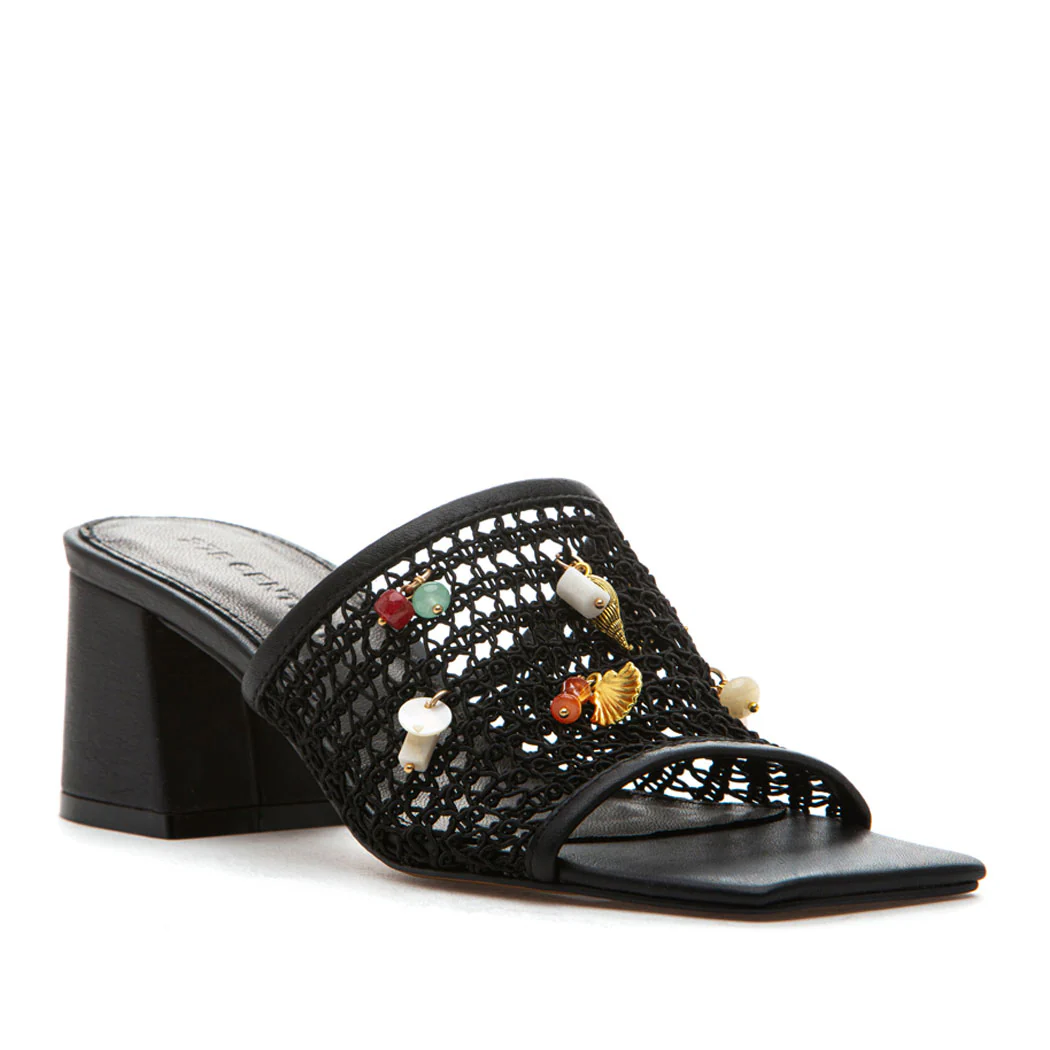 Ivey Mesh Charm Heel Slide