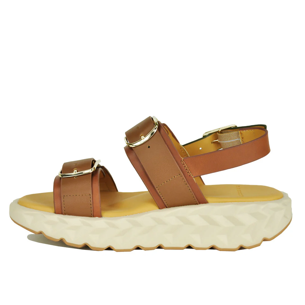 Jabara-Sandy Leather Double Banded Sandal - Image 4