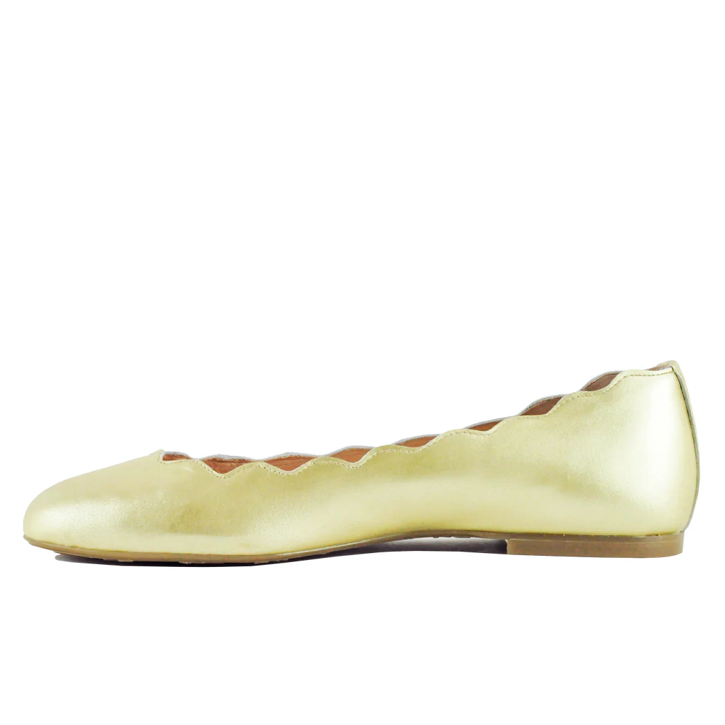 Jigsaw Metallic Leather Ballet Flat - Image 4