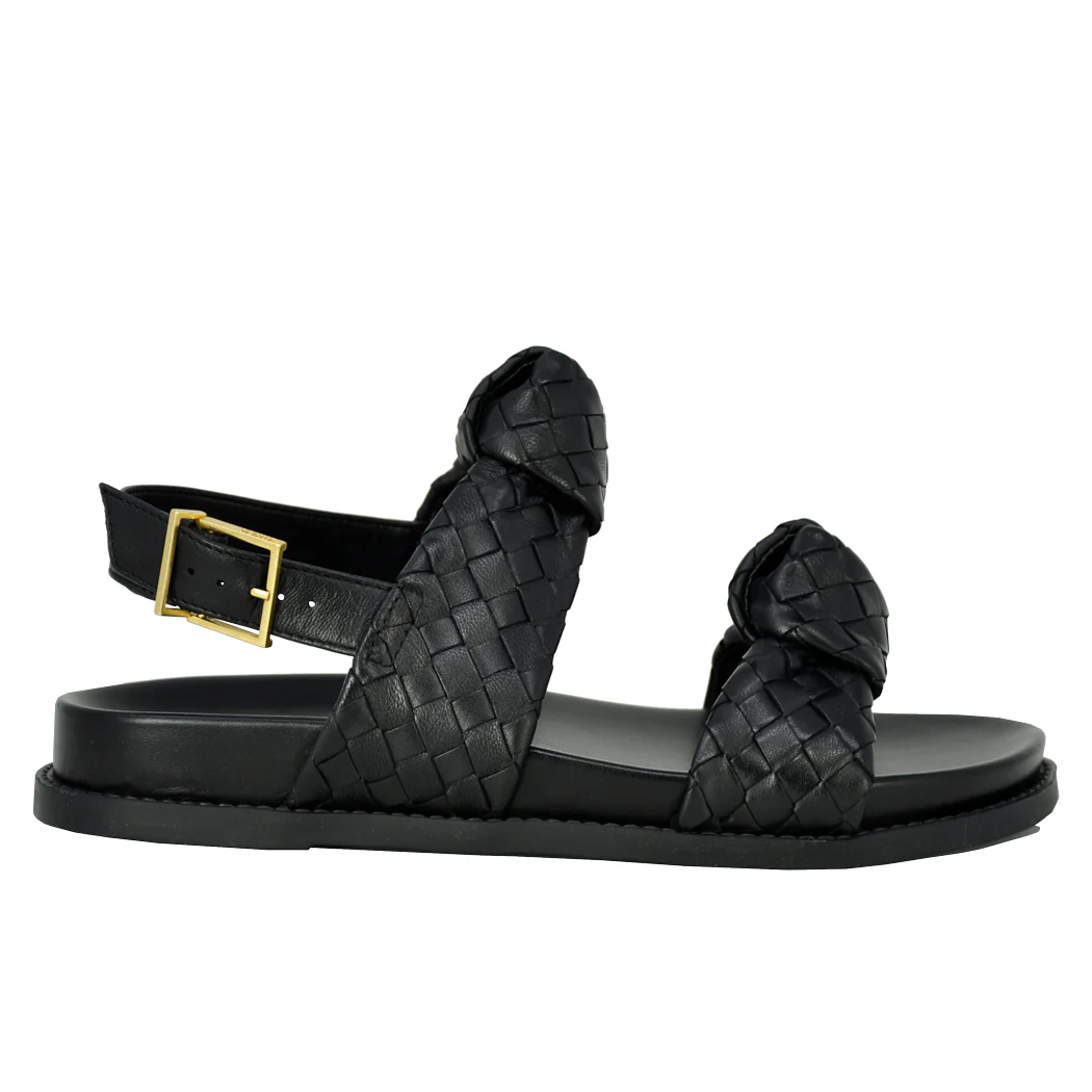 Kareena Sporty Leather Footbed Sandal - Image 2