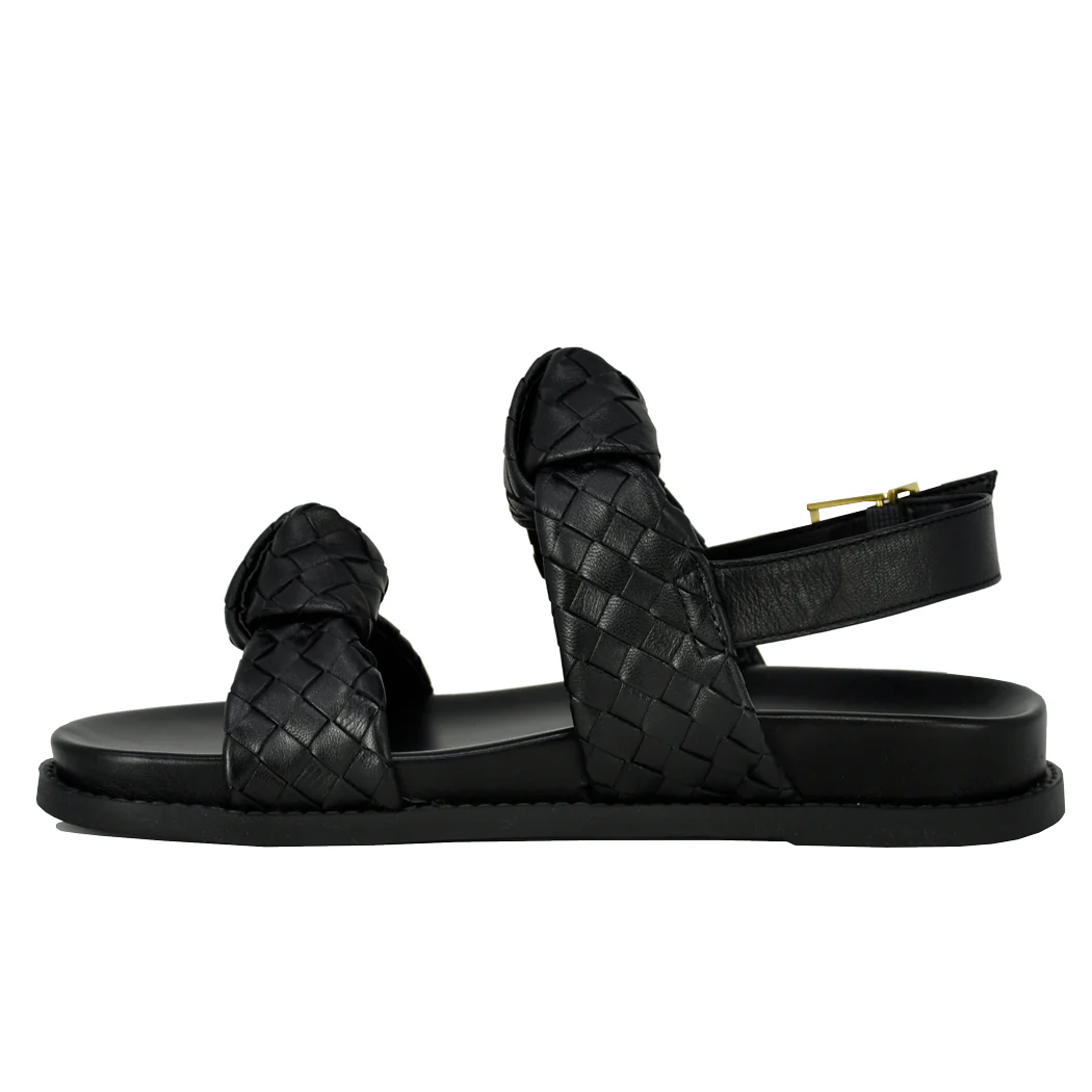 Kareena Sporty Leather Footbed Sandal - Image 4