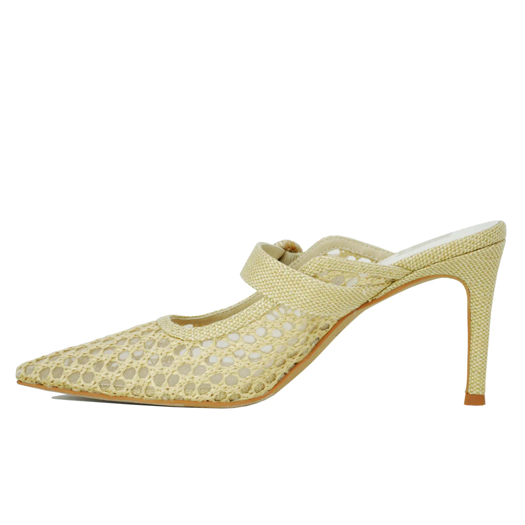 KeeKee Woven Mesh Heel Mule - Image 4