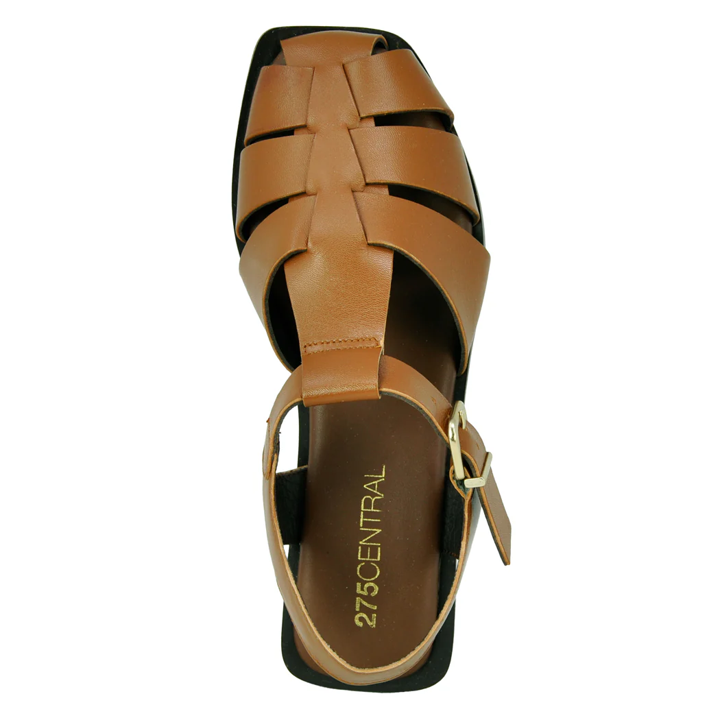 Khaleesi Leather Flat Sandal - Image 3