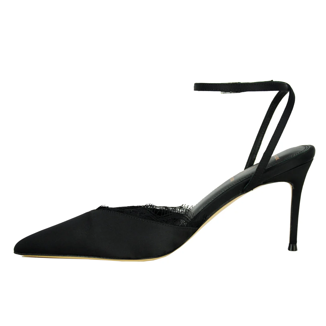 Lace80 Satin Lace Ankle Strap - Image 4
