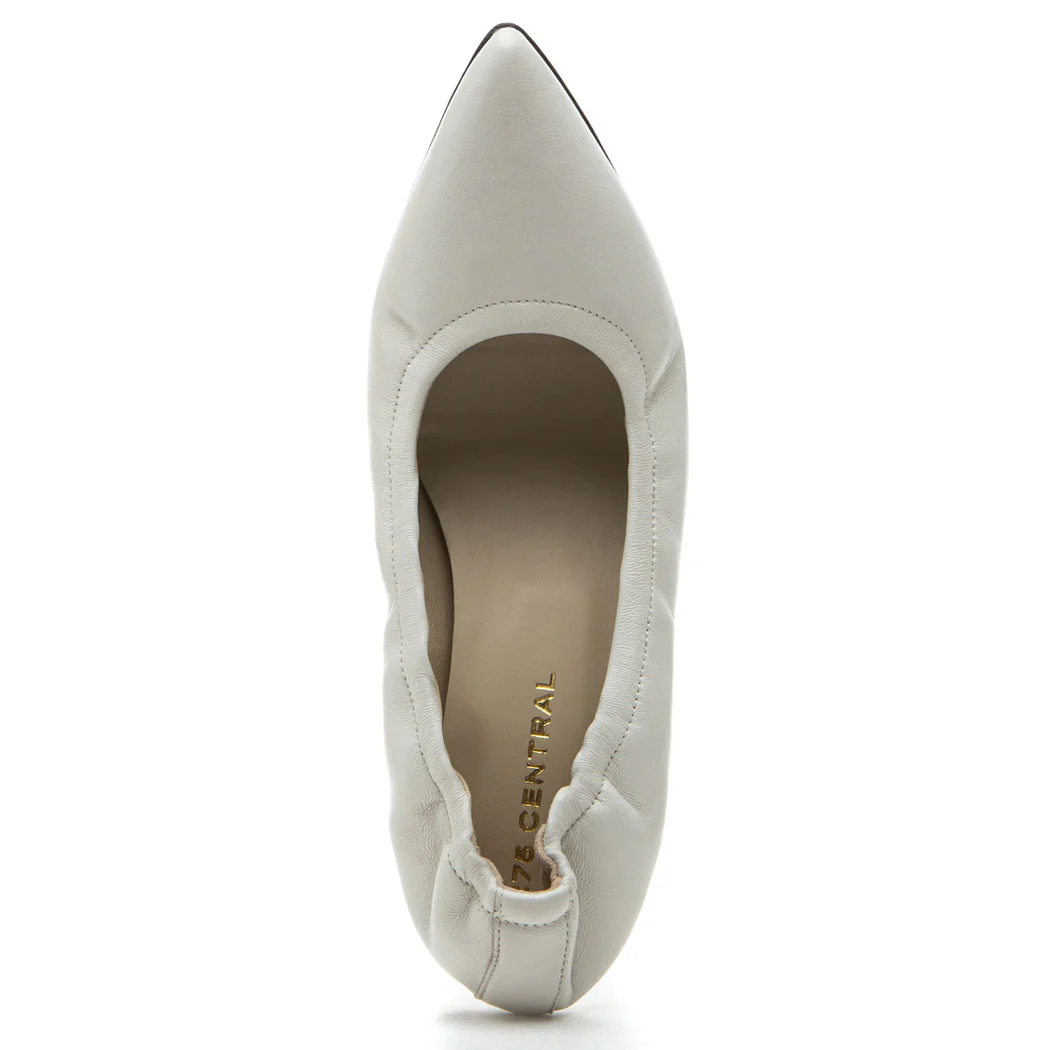 Larina Scrunched Leather Pump - Image 3