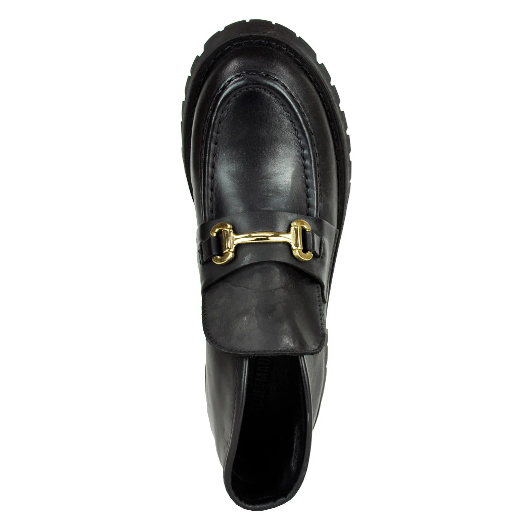 Leon Leather Bit Lug Bootie - Image 3