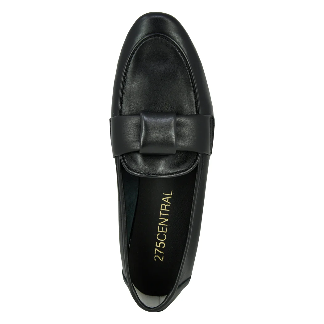 Leonard Leather Knot Flat Loafer - Image 3