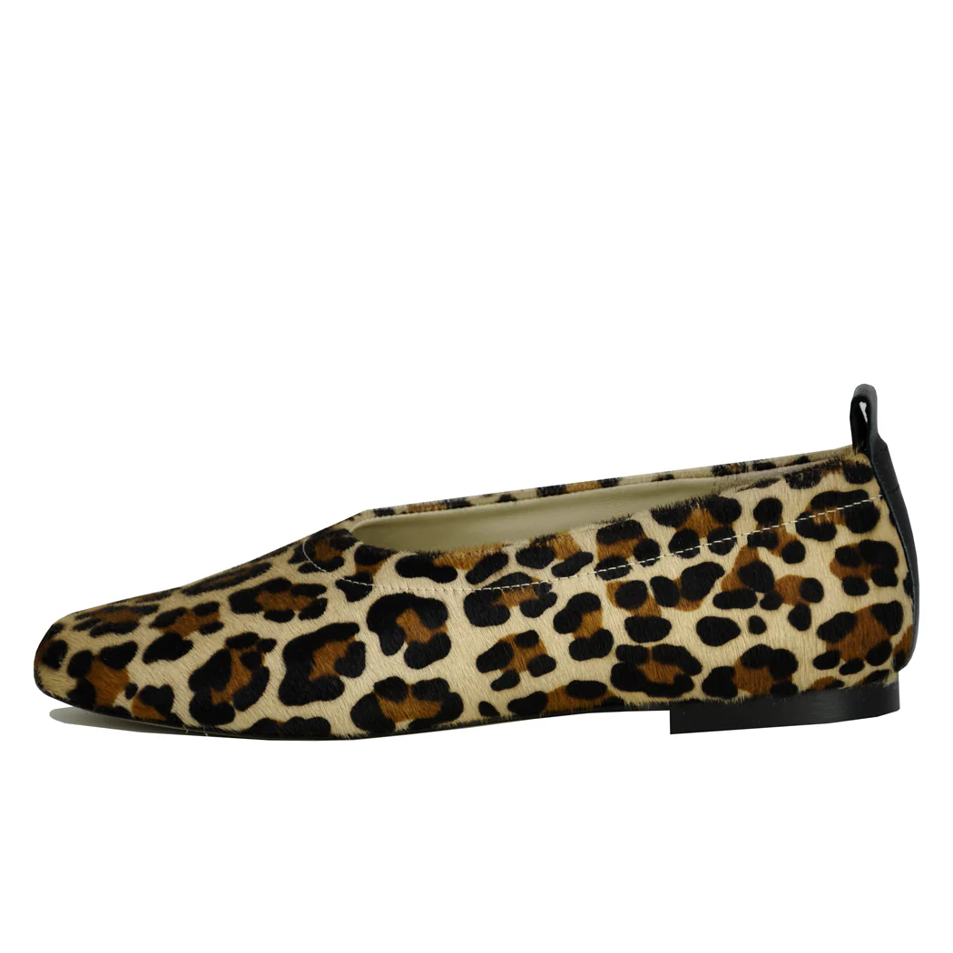 Lindsey Leopard Flat Ballet - Image 5