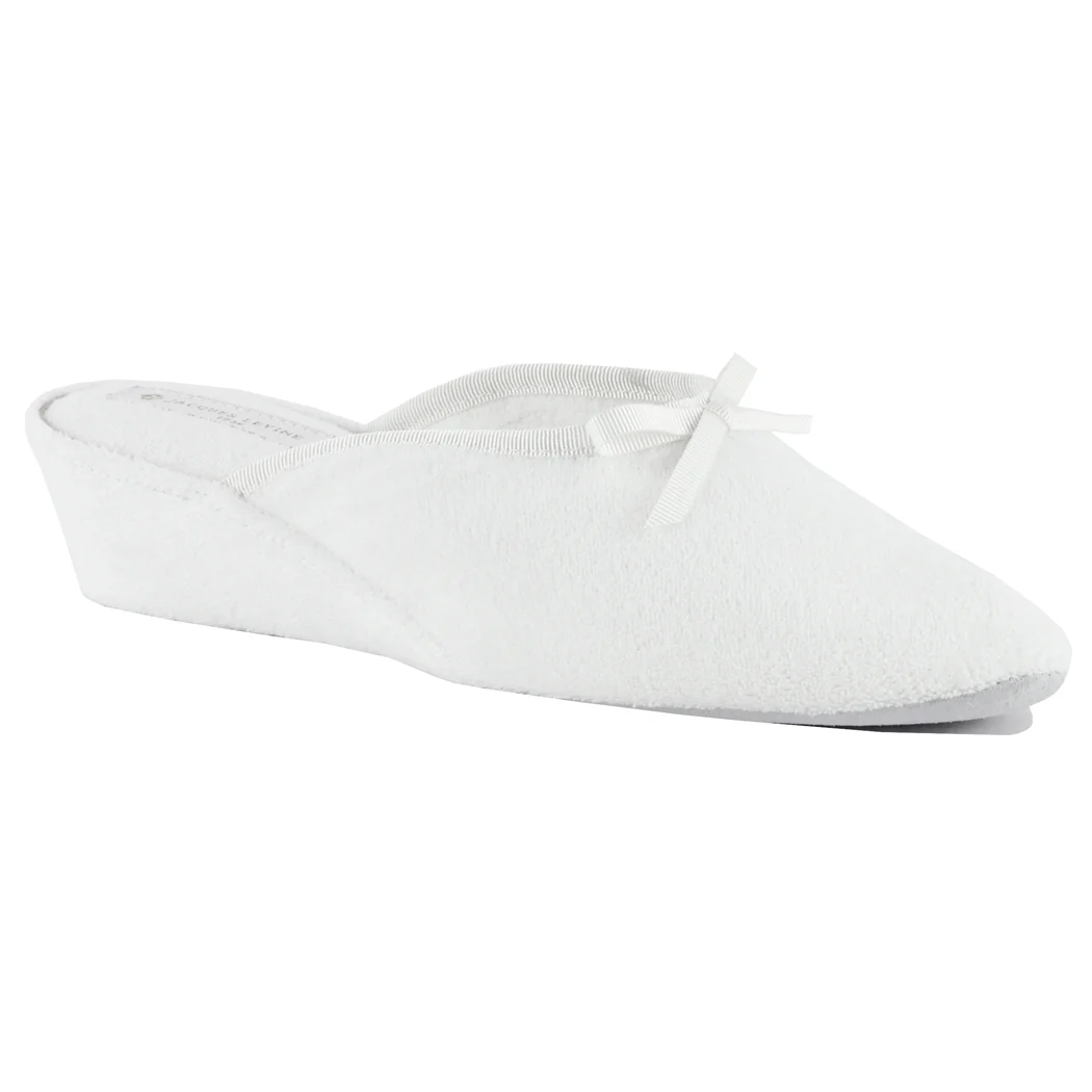 Lolita Terrycloth Bow Slipper
