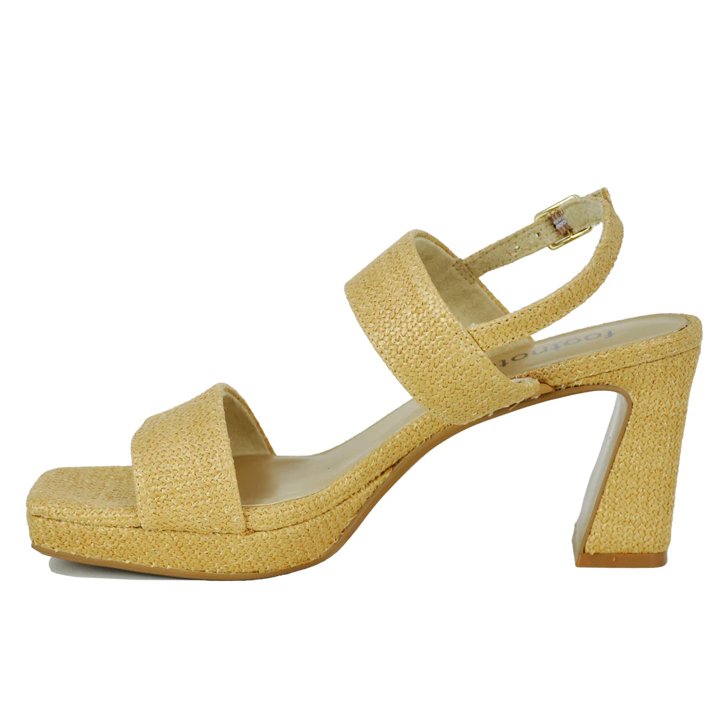 Maida Raffia Platform Sandal - Image 4