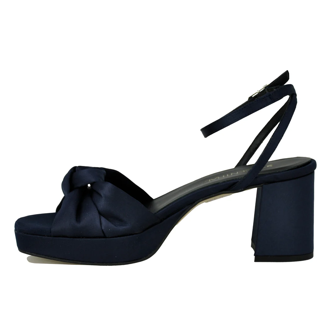 Malik Satin Platform Heel Sandal - Image 4