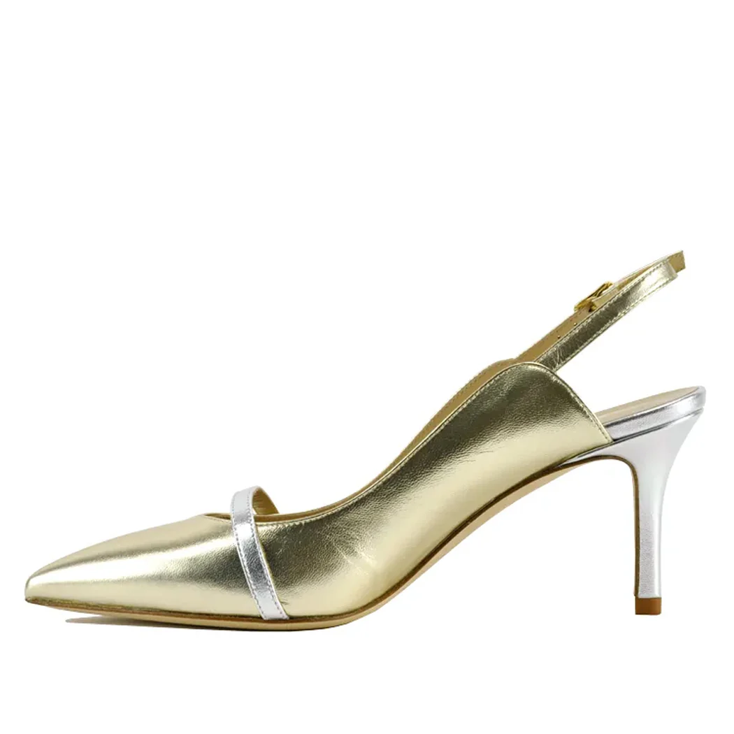 Mark Leather Heel Slingback - Image 4