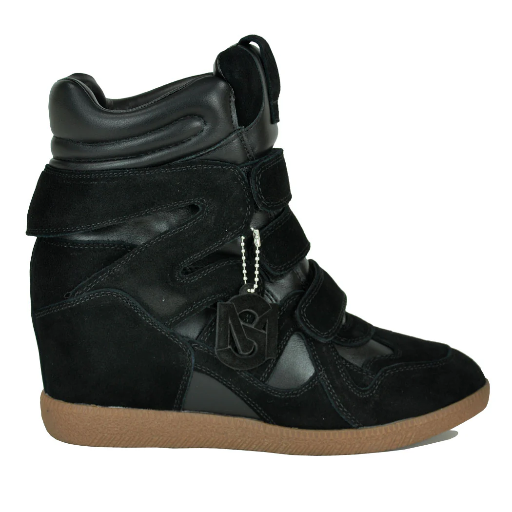Mavis Velcro Wedge Combo Sneaker - Image 2