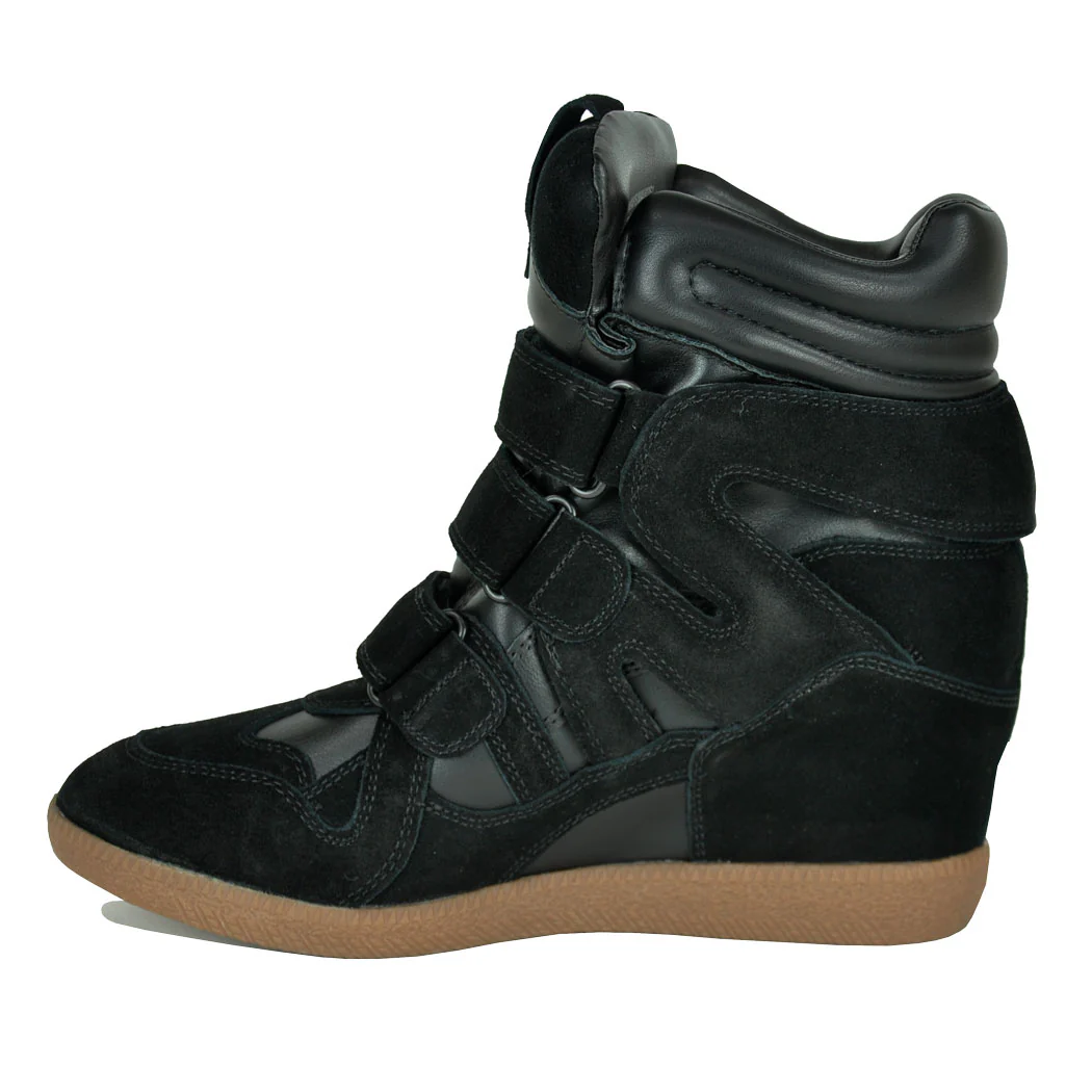 Mavis Velcro Wedge Combo Sneaker - Image 4