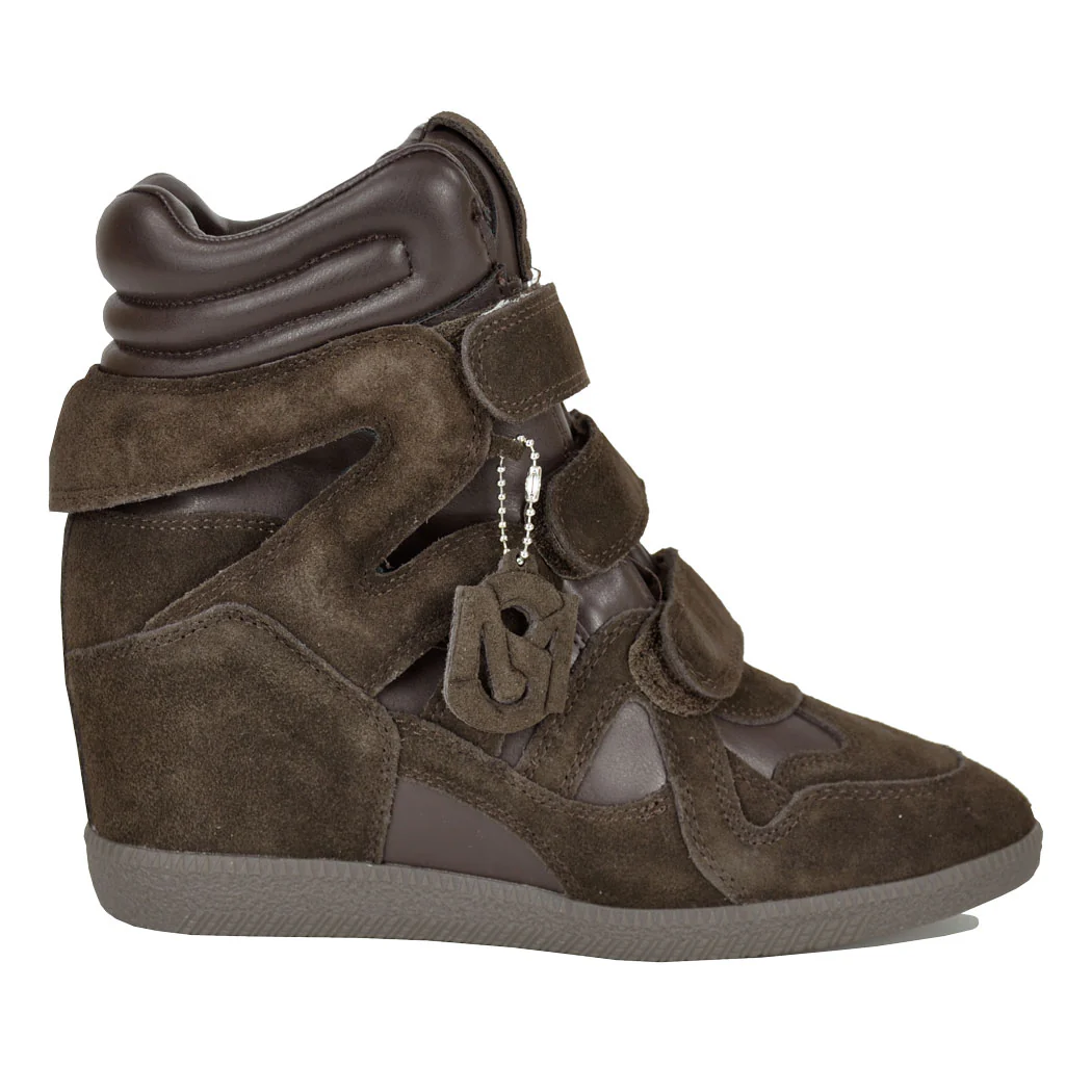 Mavis Velcro Wedge Combo Sneaker - Image 2