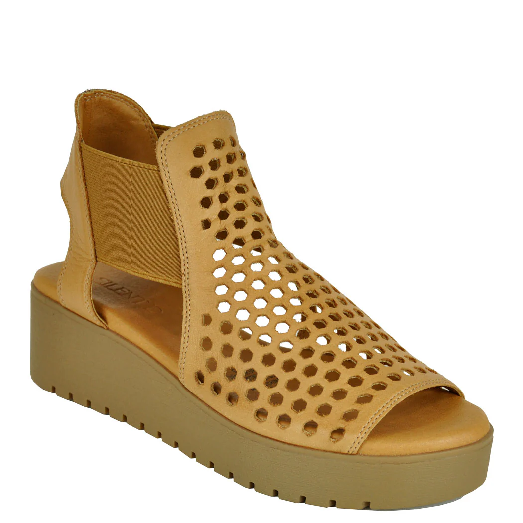 Odeya Perforated Wedge Sandal