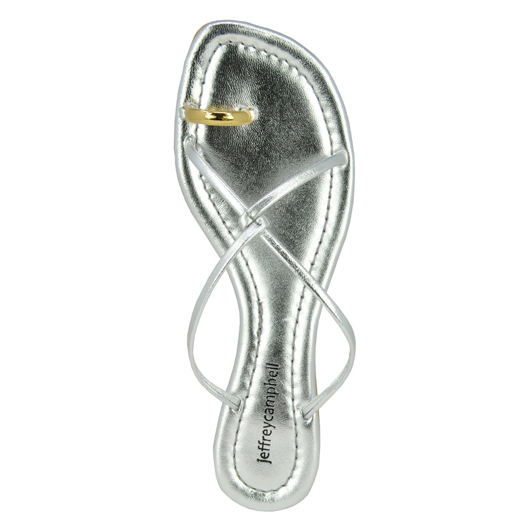 Pacifico Leather Toe Ring Flat Sandal - Image 3