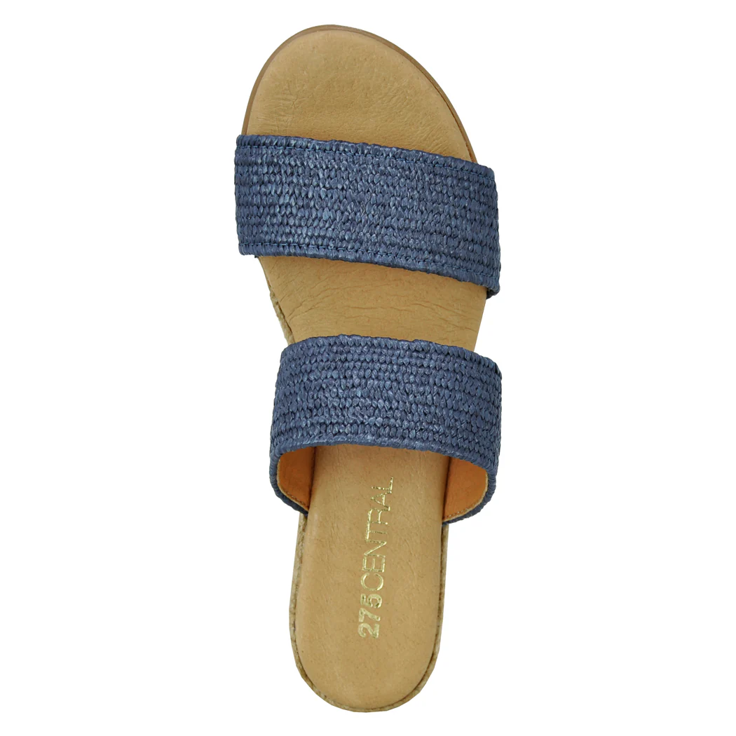 Paisley Stretch Raffia Espadrille Wedge - Image 3